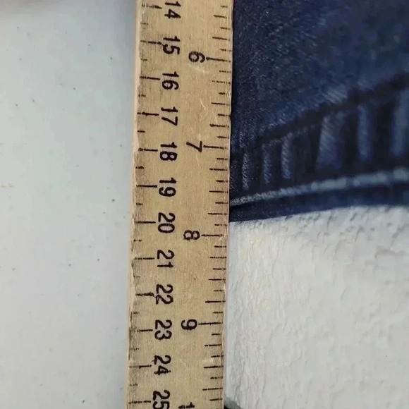 Seven7 Jeans Womens 10 Tummyless High Rise Boot Cut Medium Wash Whiskered - Picture 12 of 13